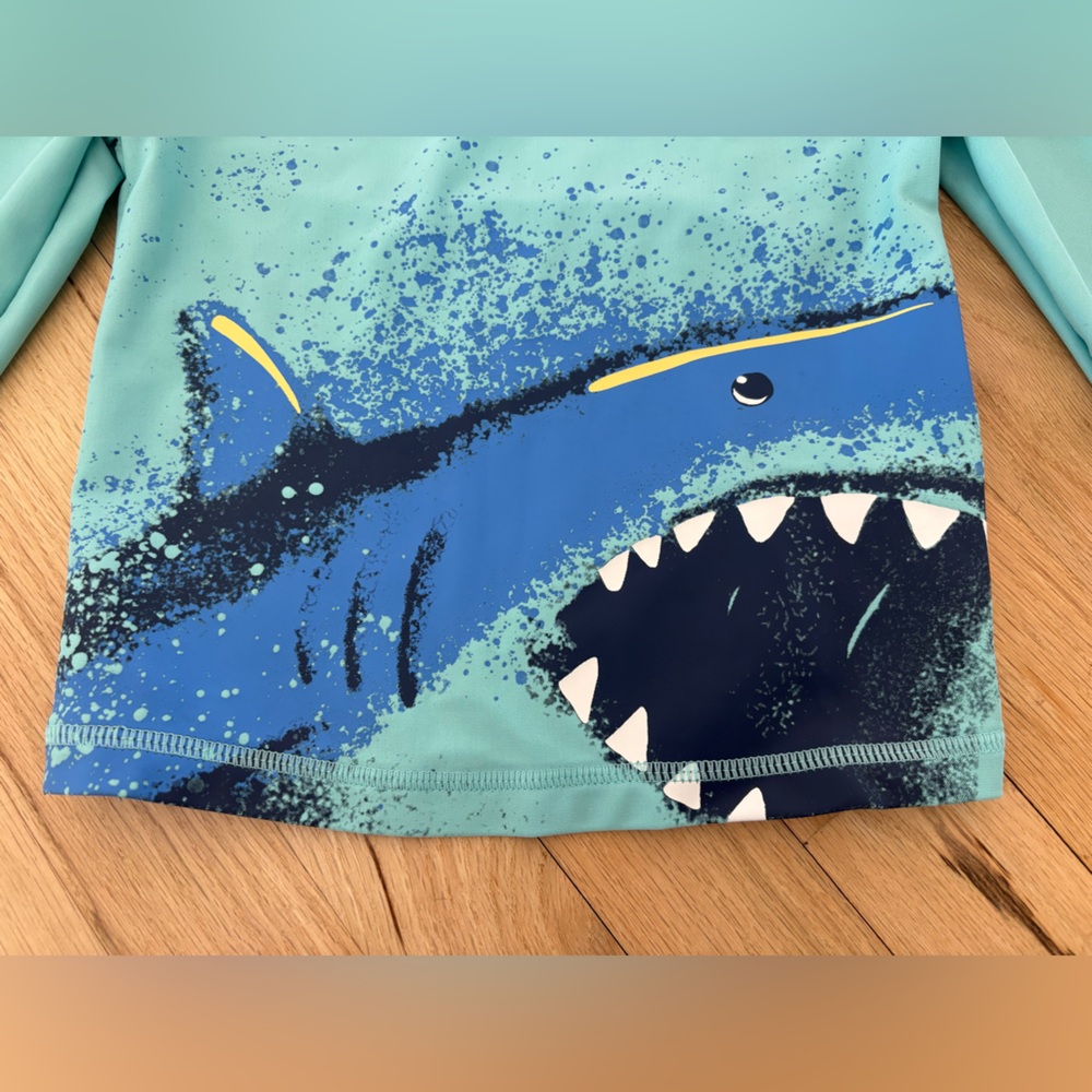 Carter's Shark Toddler Rashguard - Picture 2 of 5